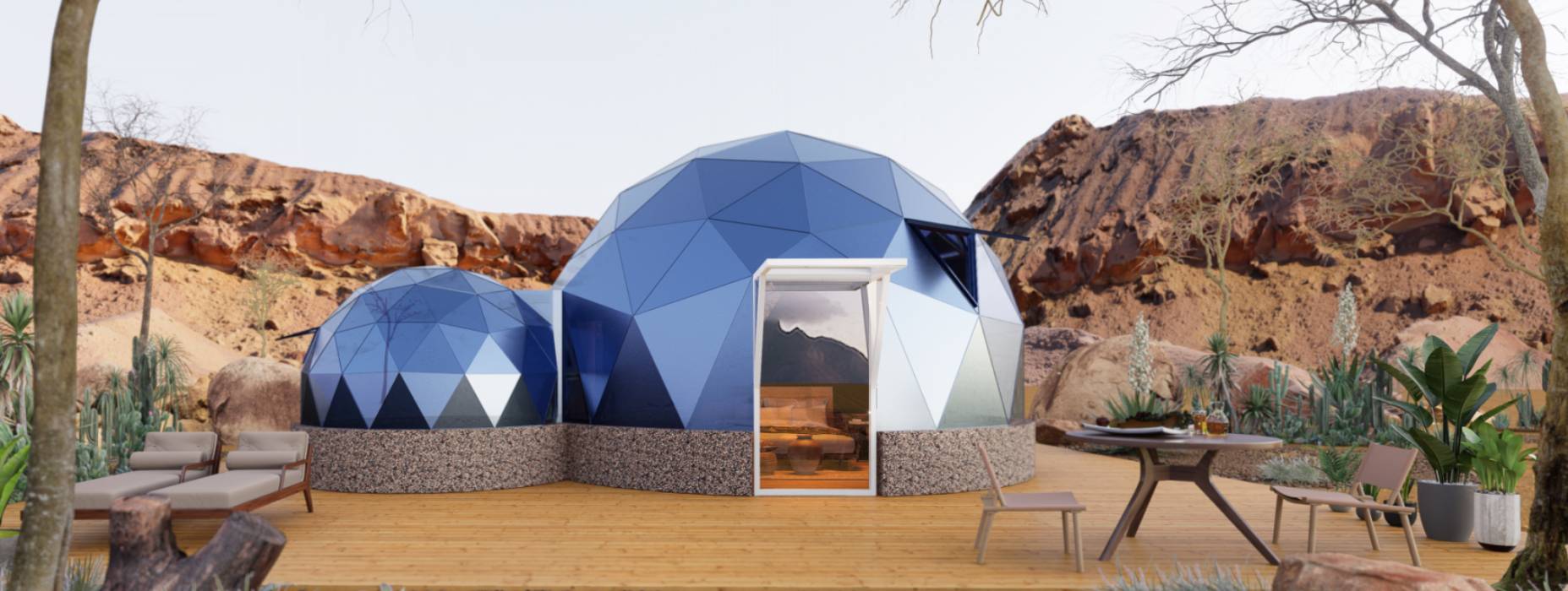 馆陶县球形智能光伏玻璃星空房